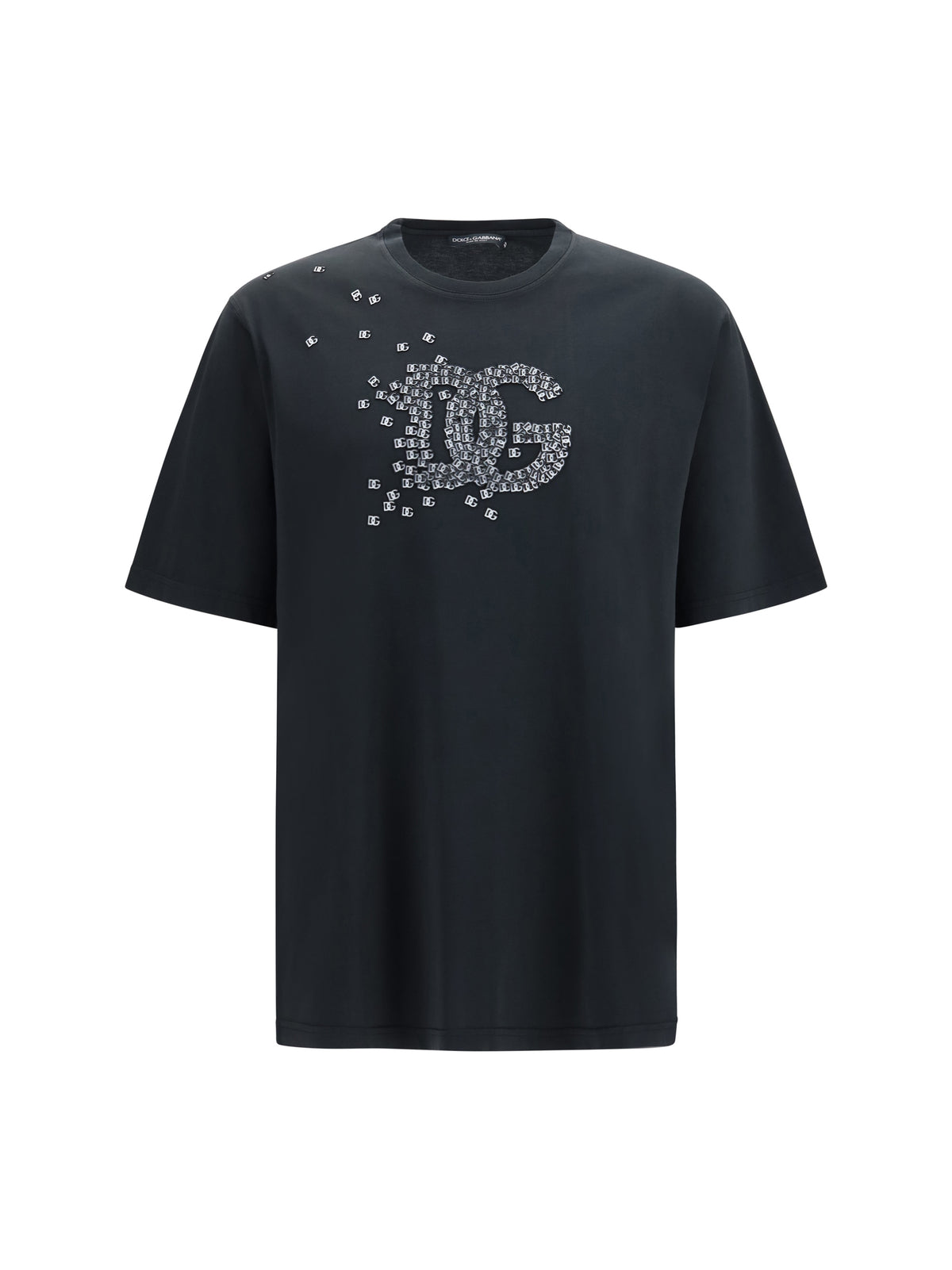 Dolce & Gabbana Cotton T-shirt with logo - Black