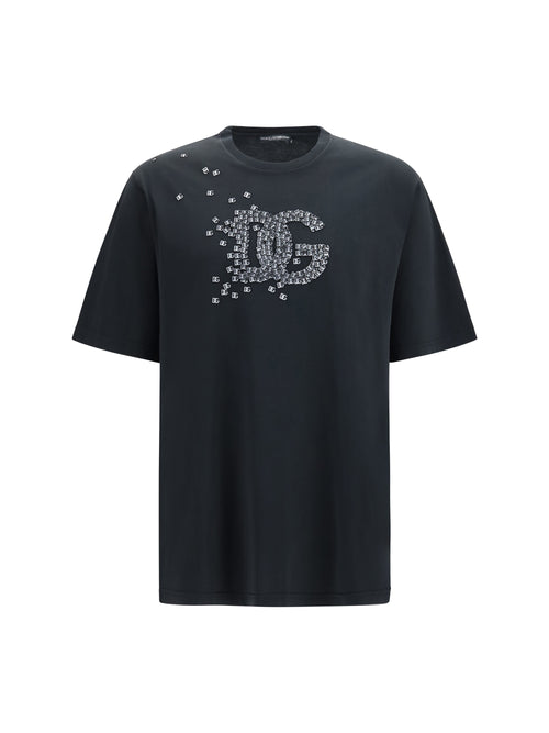 Dolce & Gabbana Cotton T-shirt with logo - Black