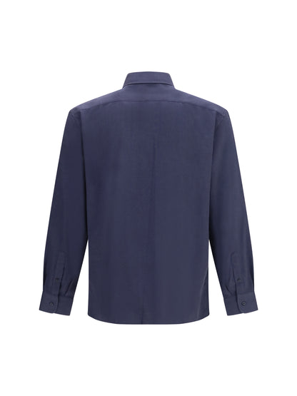 Brunello Cucinelli Cotton Shirt - Navy
