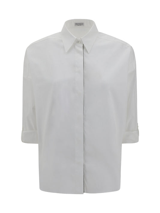 BRUNELLO CUCINELLI Shiny monili Shirt