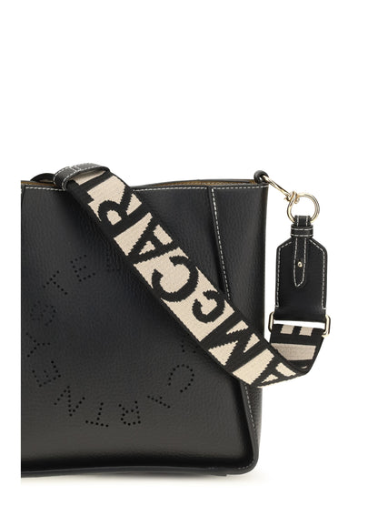 Stella Mccartney Logo Shoulder Bag - Black