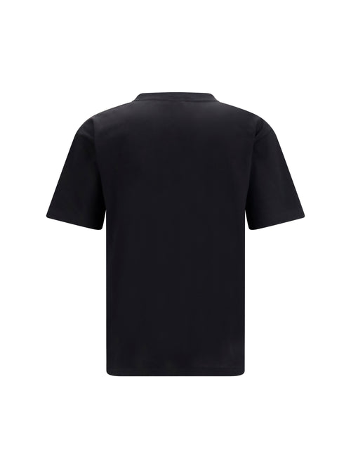 Valentino Panther print cotton T-shirt - Black/Yellow