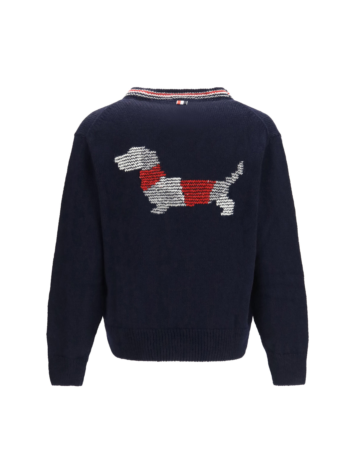 Thom Browne Hector Donegal Yarn Cardigan - Navy