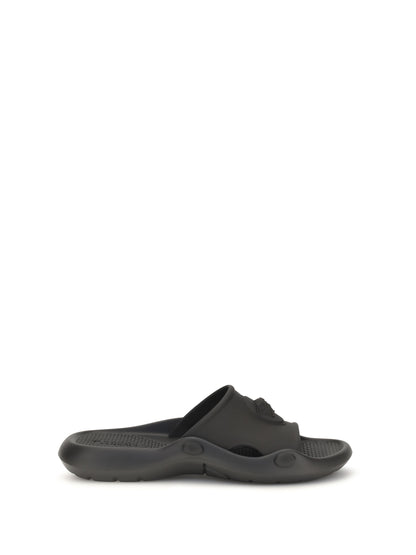 Versace Nettuno rubber slide - Black
