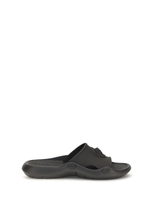 Versace Nettuno rubber slide - Black