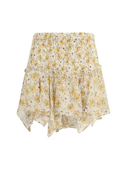 Marant Étoile Fiala Skirt - Light Yellow/Ecru