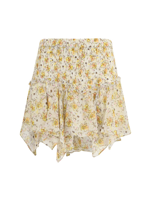 Marant Étoile Fiala Skirt - Light Yellow/Ecru