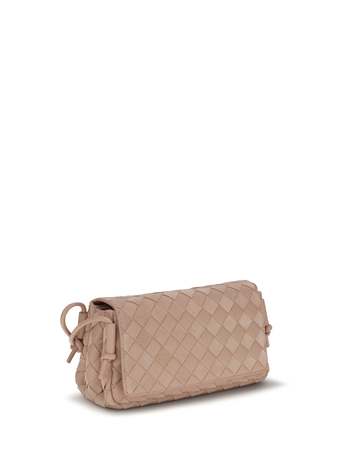 Bottega Veneta Intrecciato nappa Shoulder Bag - Terra Pink-Gold