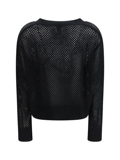 Allude V-neck buttoned Cardigan - 90