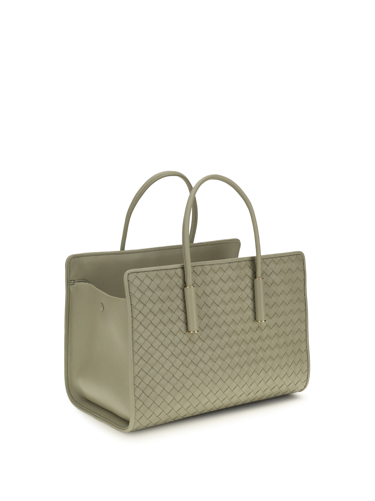 Bottega Veneta Barbara Tote Bag - Travertine-Brass V