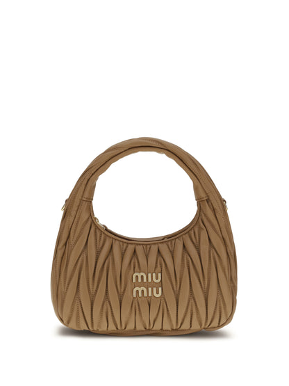 Miu Miu Wandler Hobo Handbag - Caramel