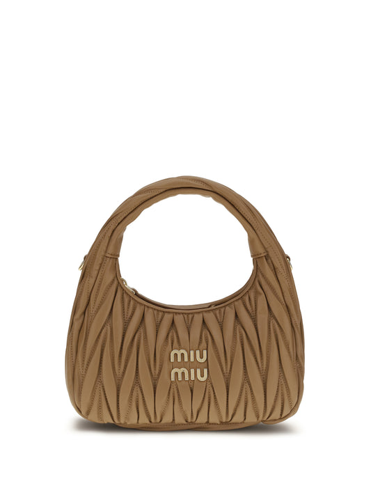 Miu Miu Wandler Hobo Handbag - Caramel