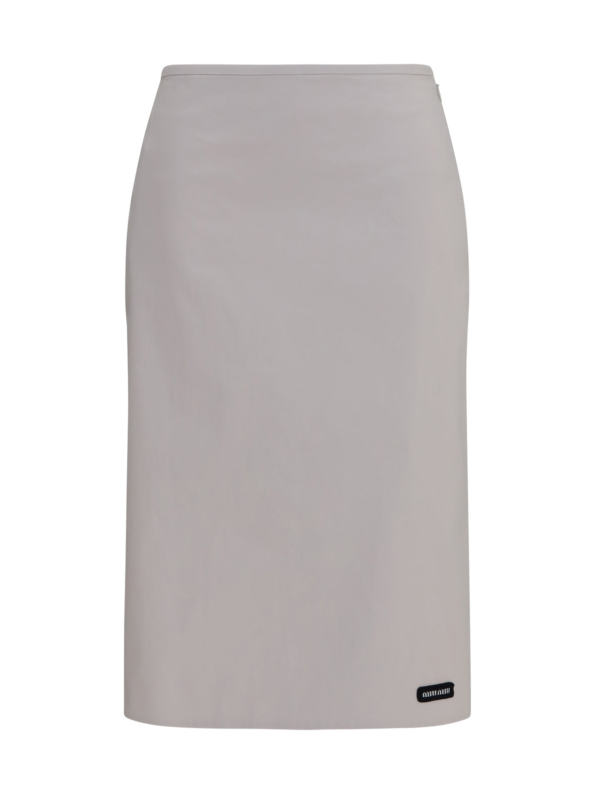 Miu Miu Stretch cotton-blend midi Skirt - Talco
