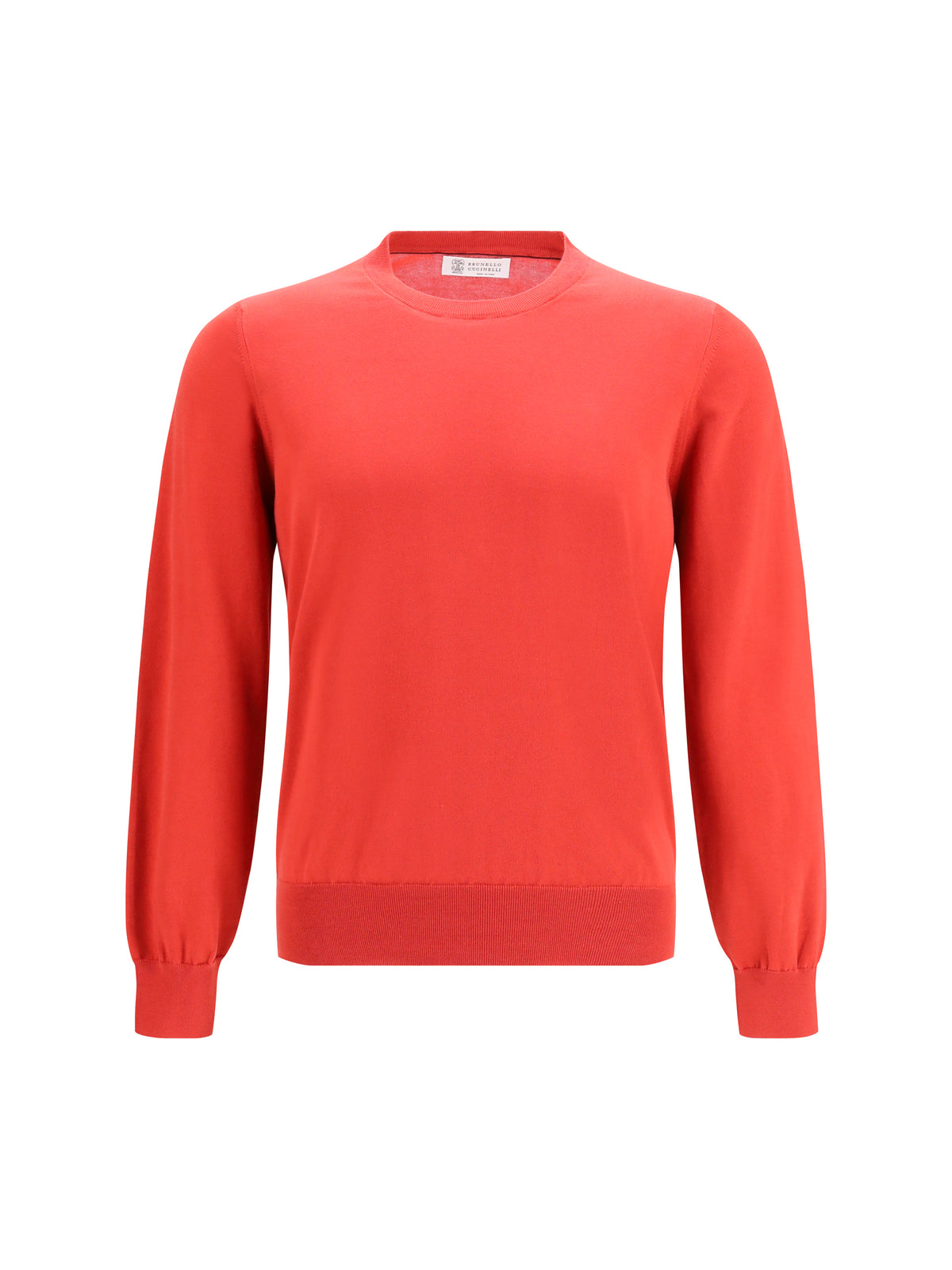 Brunello Cucinelli Sweater in cotton - Fragola+Nebbia