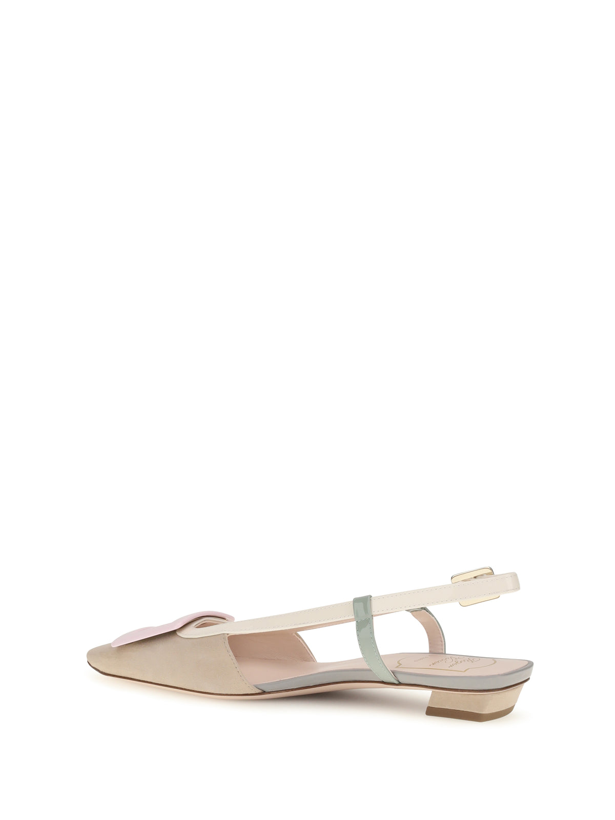 Roger Vivier Suede Belle Vivier slingback Ballerinas - C211+C019+T035+B206