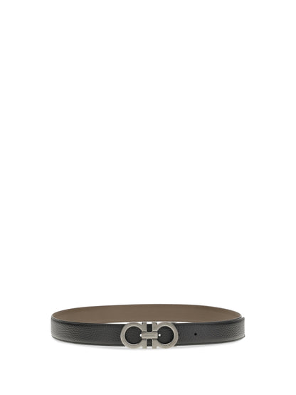 FERRAGAMO Reversible and adjustable Gancini Belt