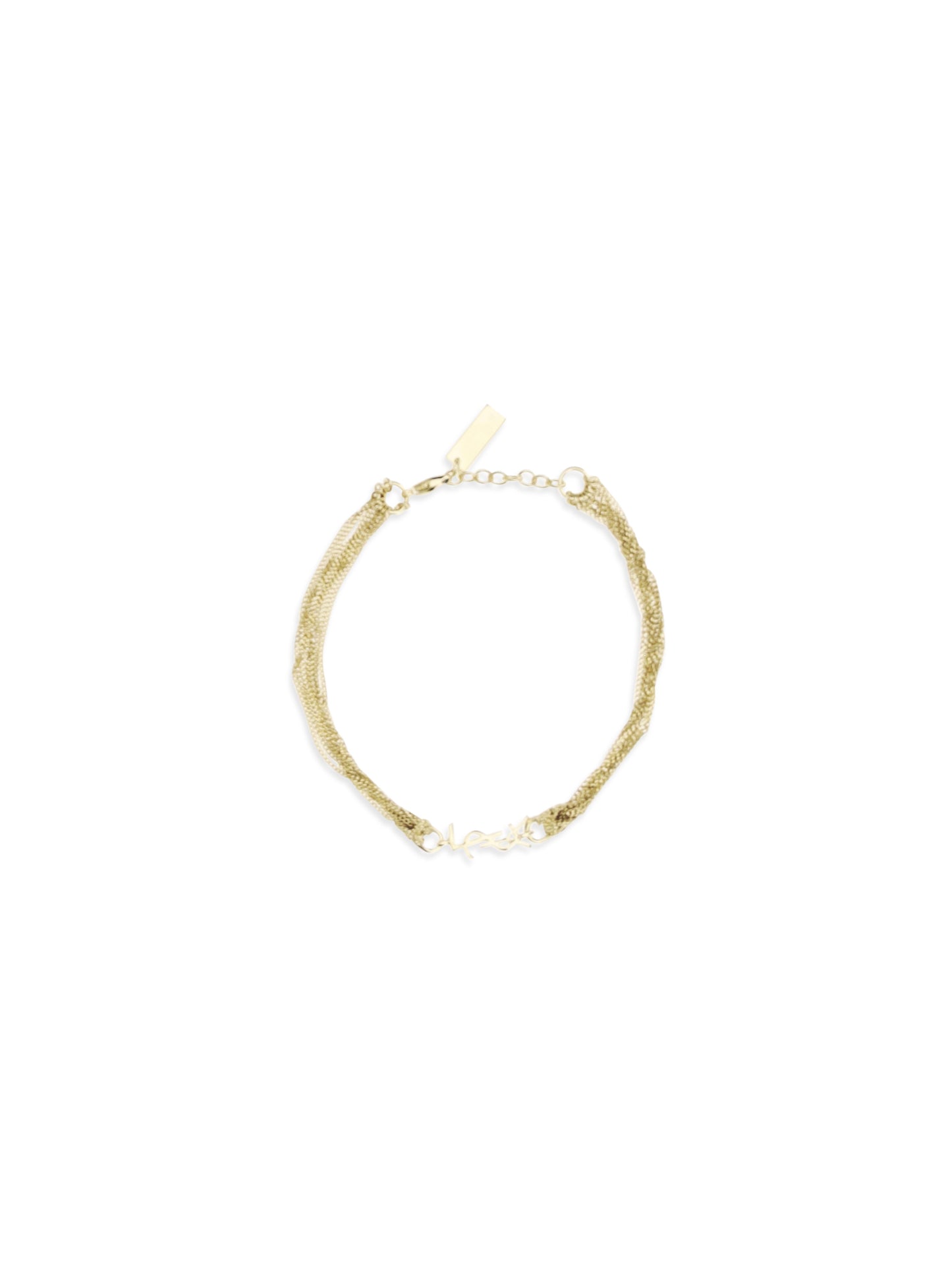 SAINT LAURENT Cassandre Tassel Bracelet