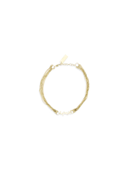 SAINT LAURENT Cassandre Tassel Bracelet