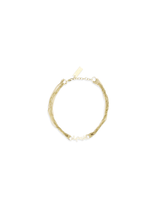 SAINT LAURENT Cassandre Tassel Bracelet
