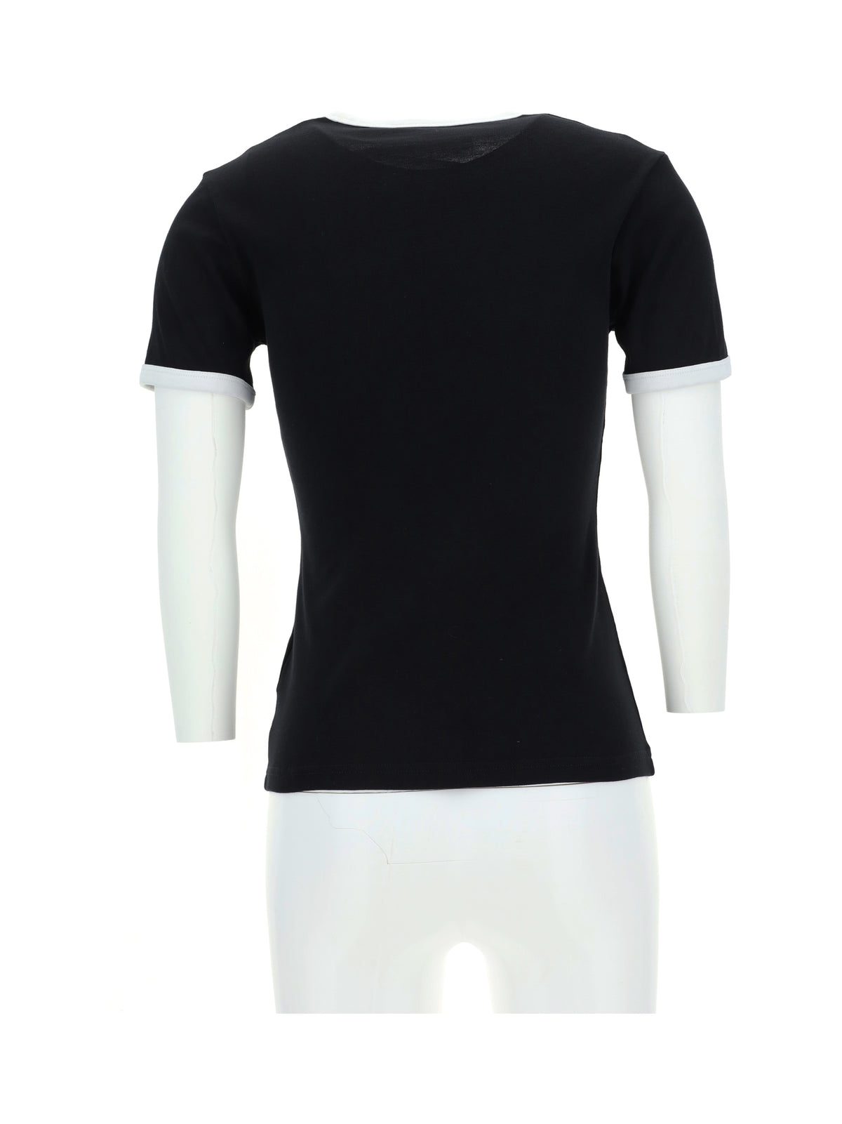 Courrèges Logo T-shirt - Black/Heritage White