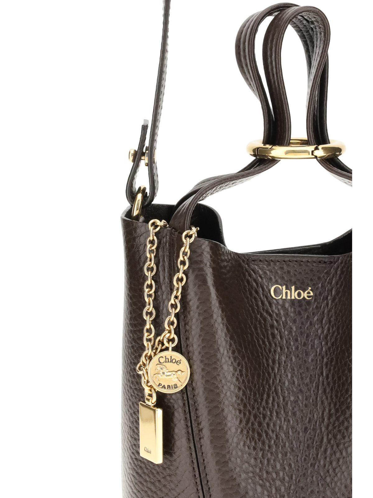 Chloé Spin Shoulder Bag - Kohl Brown