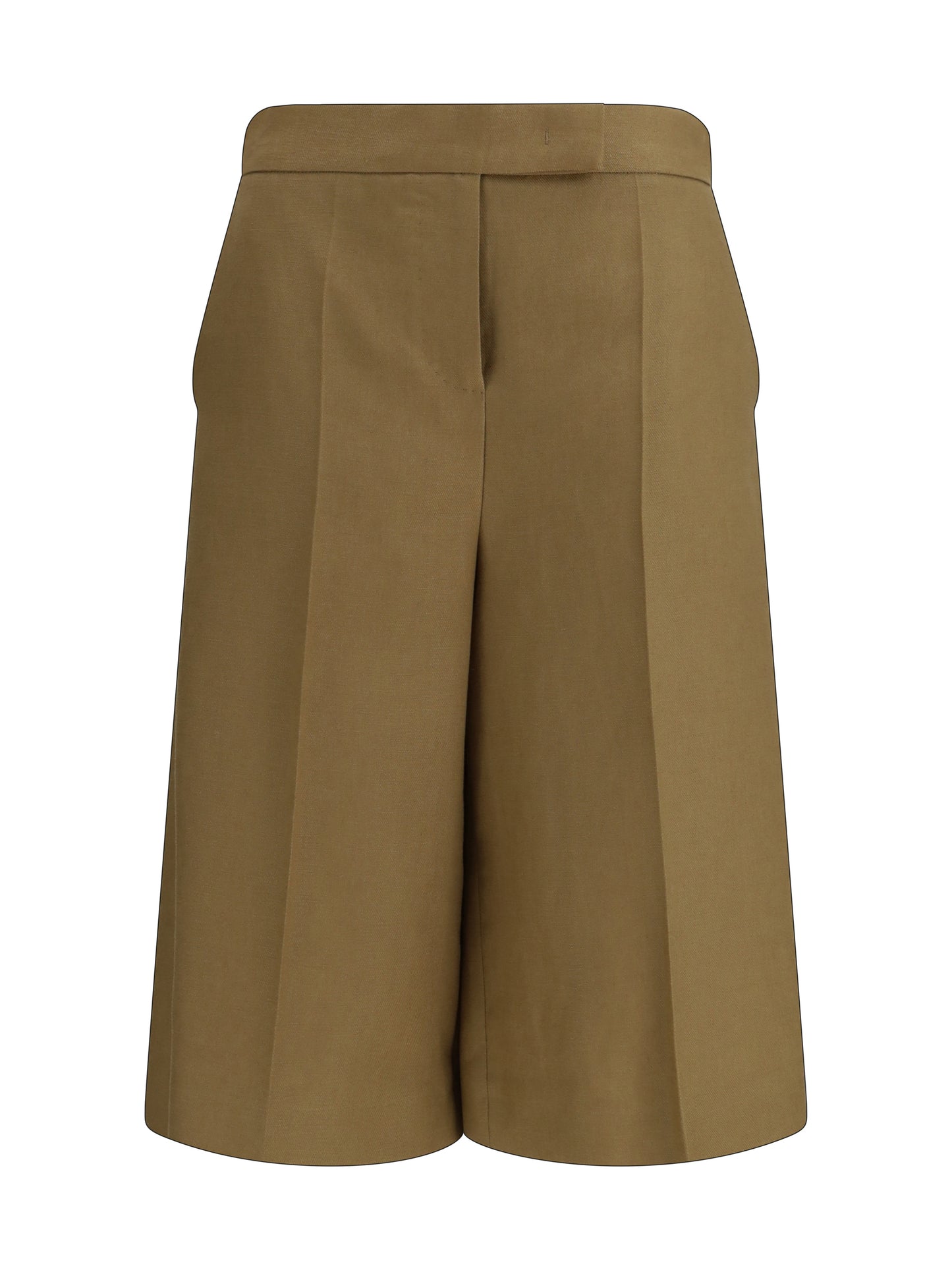 MAX MARA Linen Bermuda Shorts