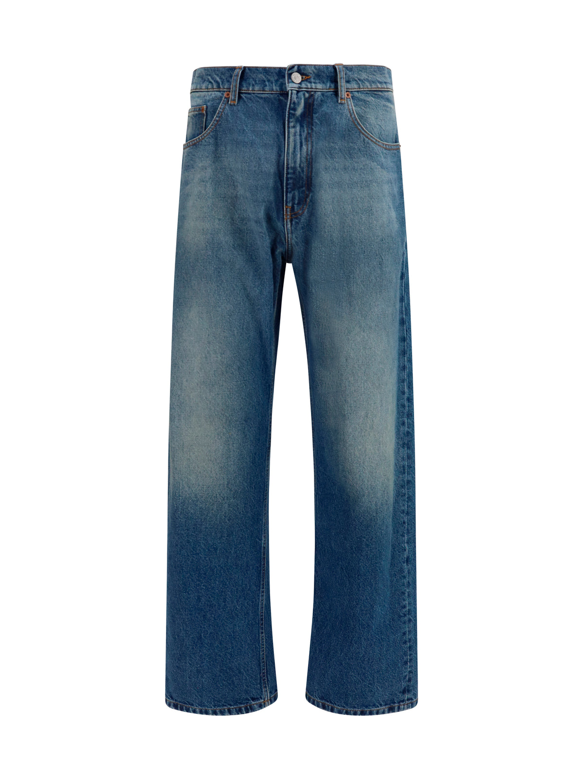 MM6 Maison Margiela Straight-leg Jeans - Blue