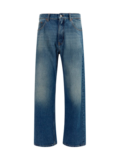 MM6 Maison Margiela Straight-leg Jeans - Blue