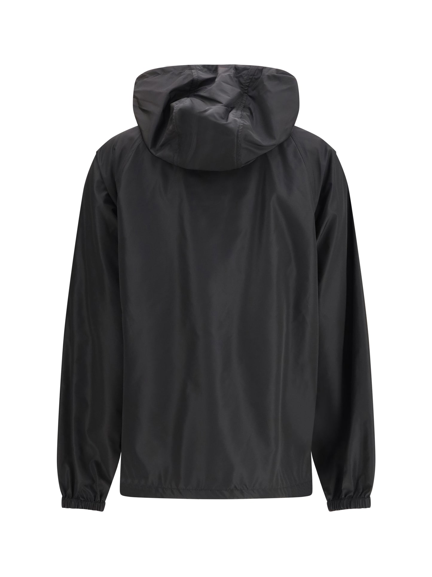 BURBERRY Check Hooded Nylon Jacket