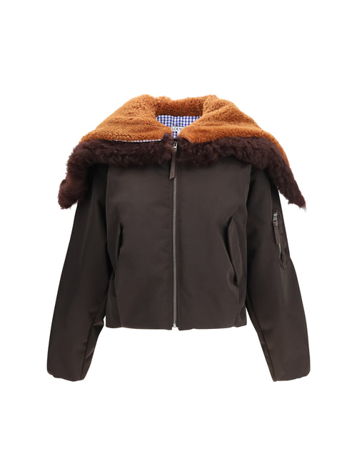 Loewe Technical fabric Bomber - Brown