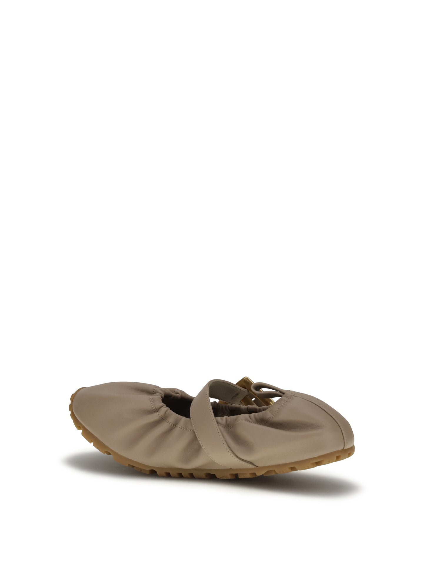 BALMAIN Buckle strap Ballerinas