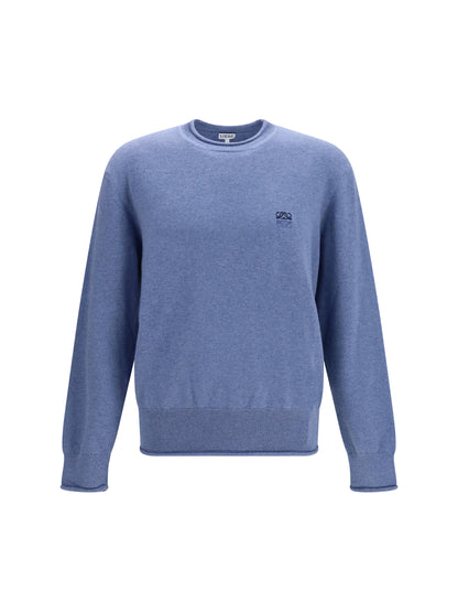Loewe Cotton and cashmere Sweater - Light Blue