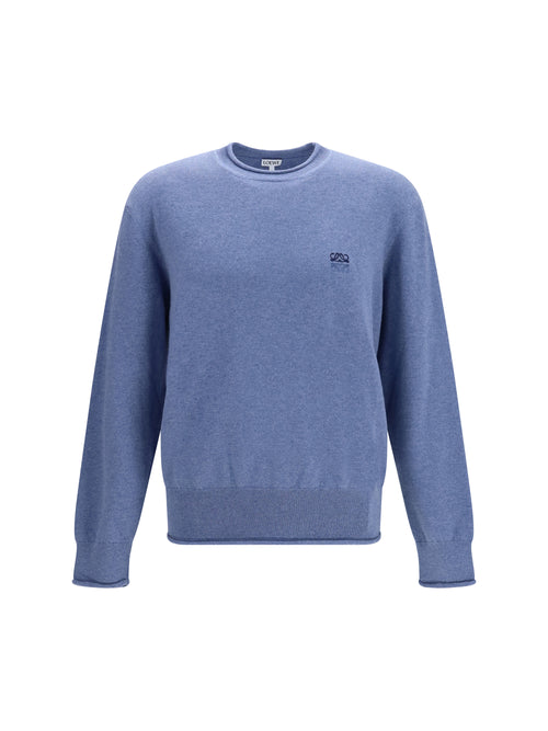 Loewe Cotton and cashmere Sweater - Light Blue