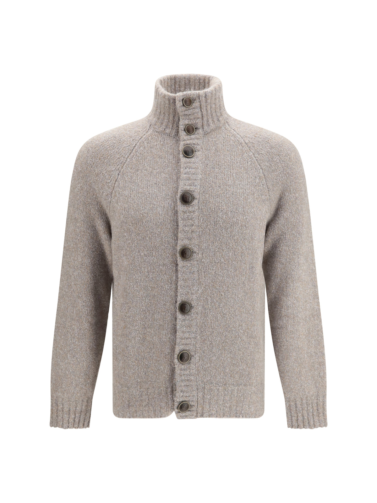 Brunello Cucinelli Wool, silk and cashmere Cardigan - Roccia