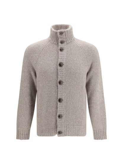 Brunello Cucinelli Wool, silk and cashmere Cardigan - Roccia