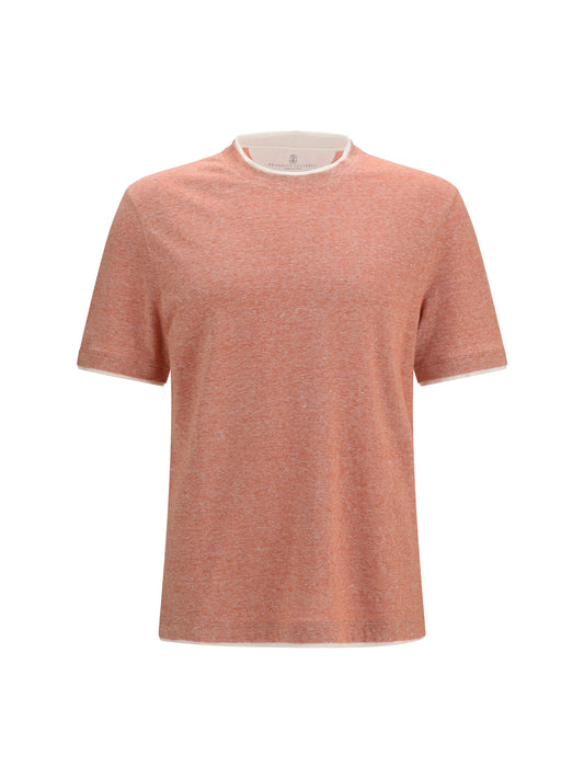 BRUNELLO CUCINELLI Short-sleeve cotton T-shirt