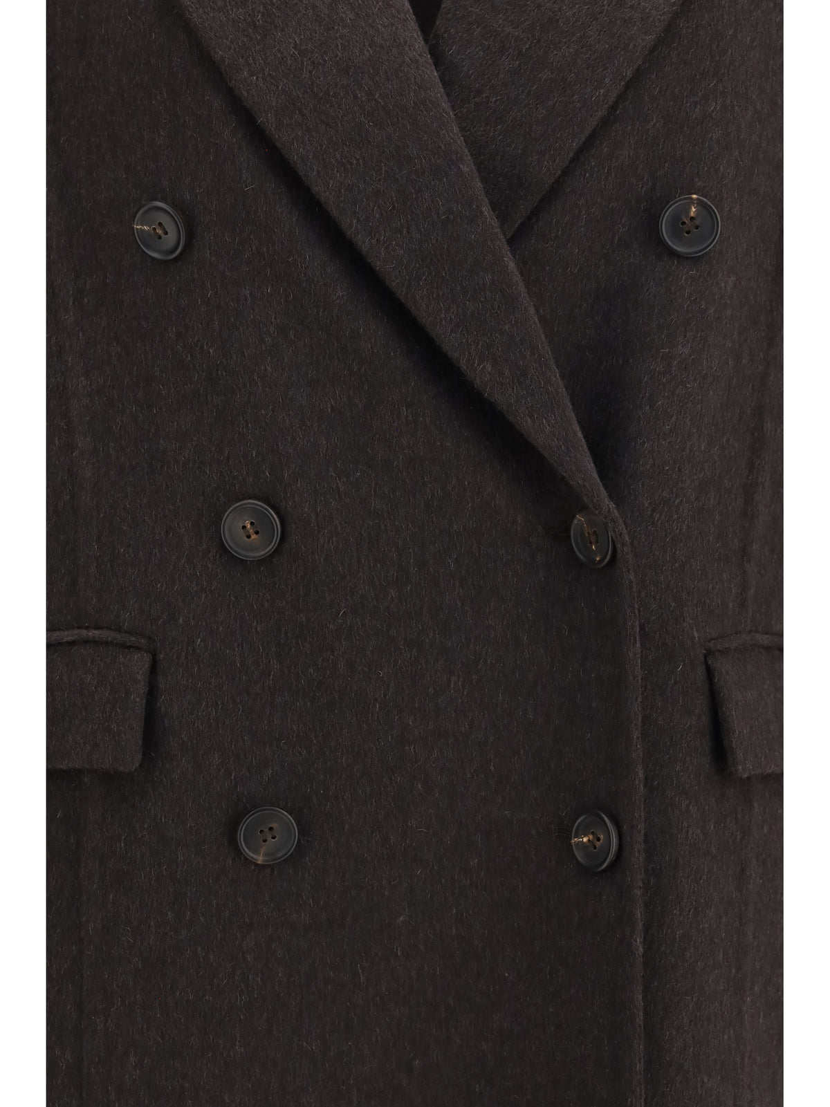 Brunello Cucinelli Cashmere Coat - Brown