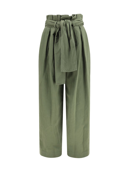 BALMAIN High-waisted serge Pants