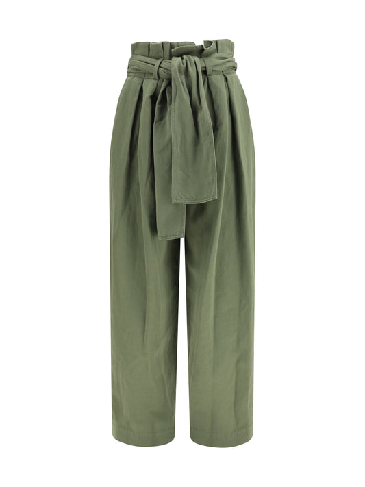 BALMAIN High-waisted serge Pants