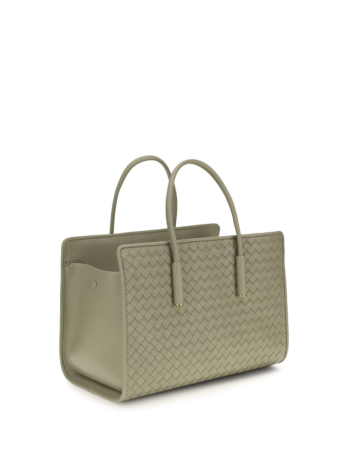 Bottega Veneta Barbara Tote Bag - Travertine-Brass V