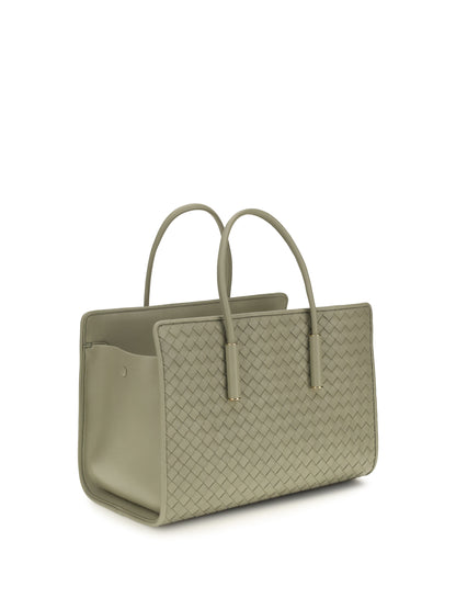 Bottega Veneta Barbara Tote Bag - Travertine-Brass V