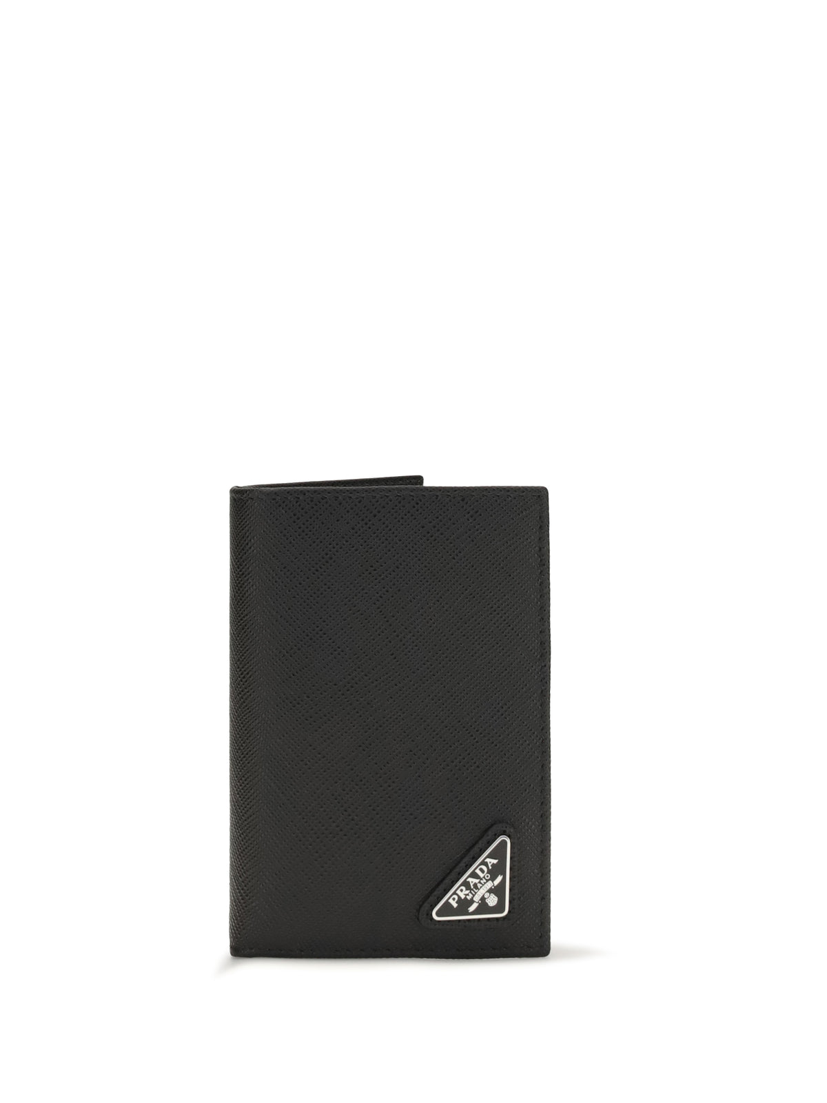 Prada Leather Card Holder - Black