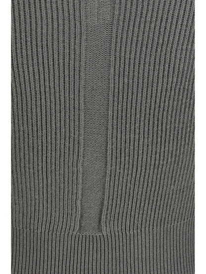 Rick Owens Euca Virgin Wool Sweater with V neck