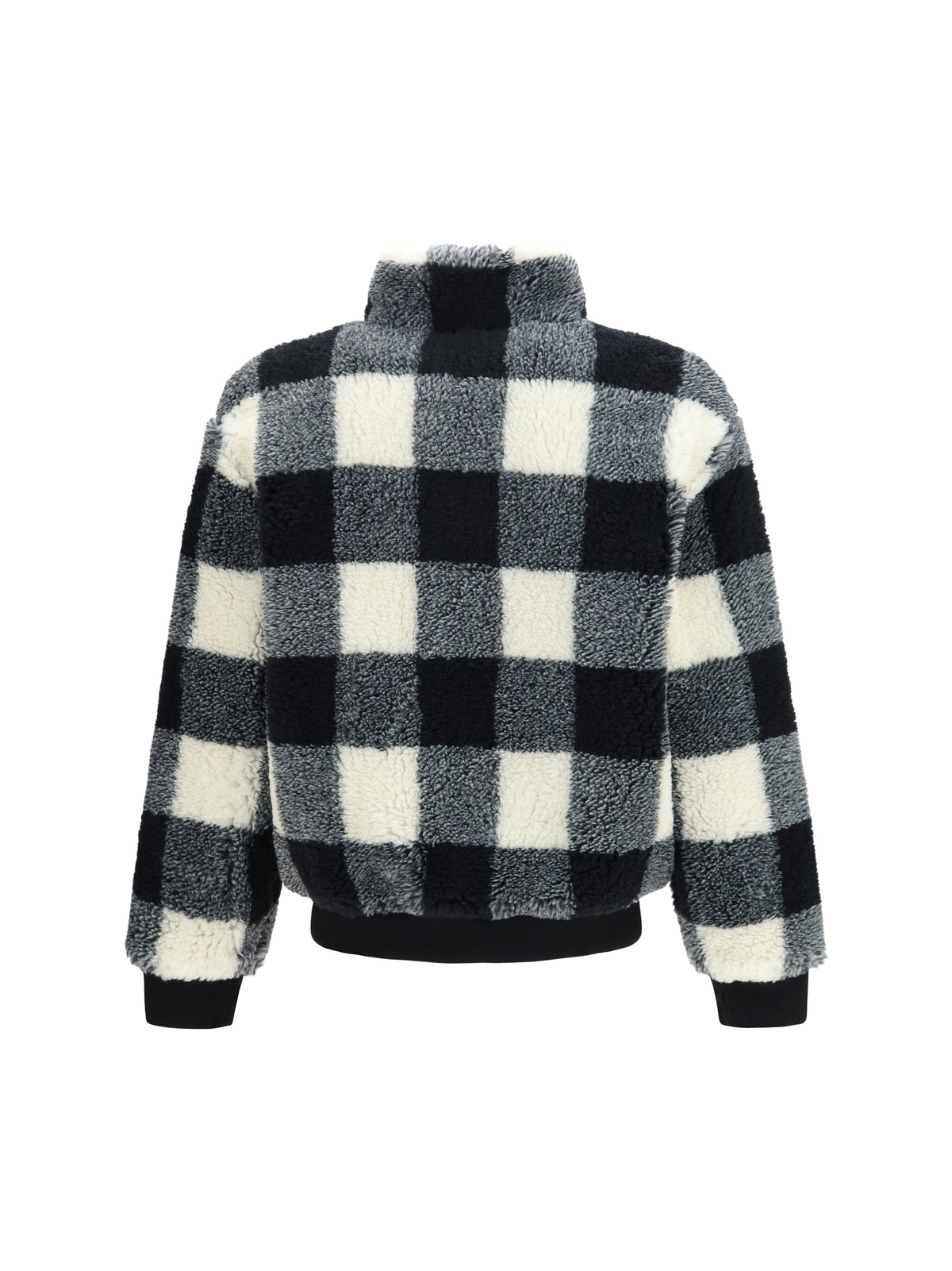 Givenchy Checked wool-blend Teddy Jacket - Black/White