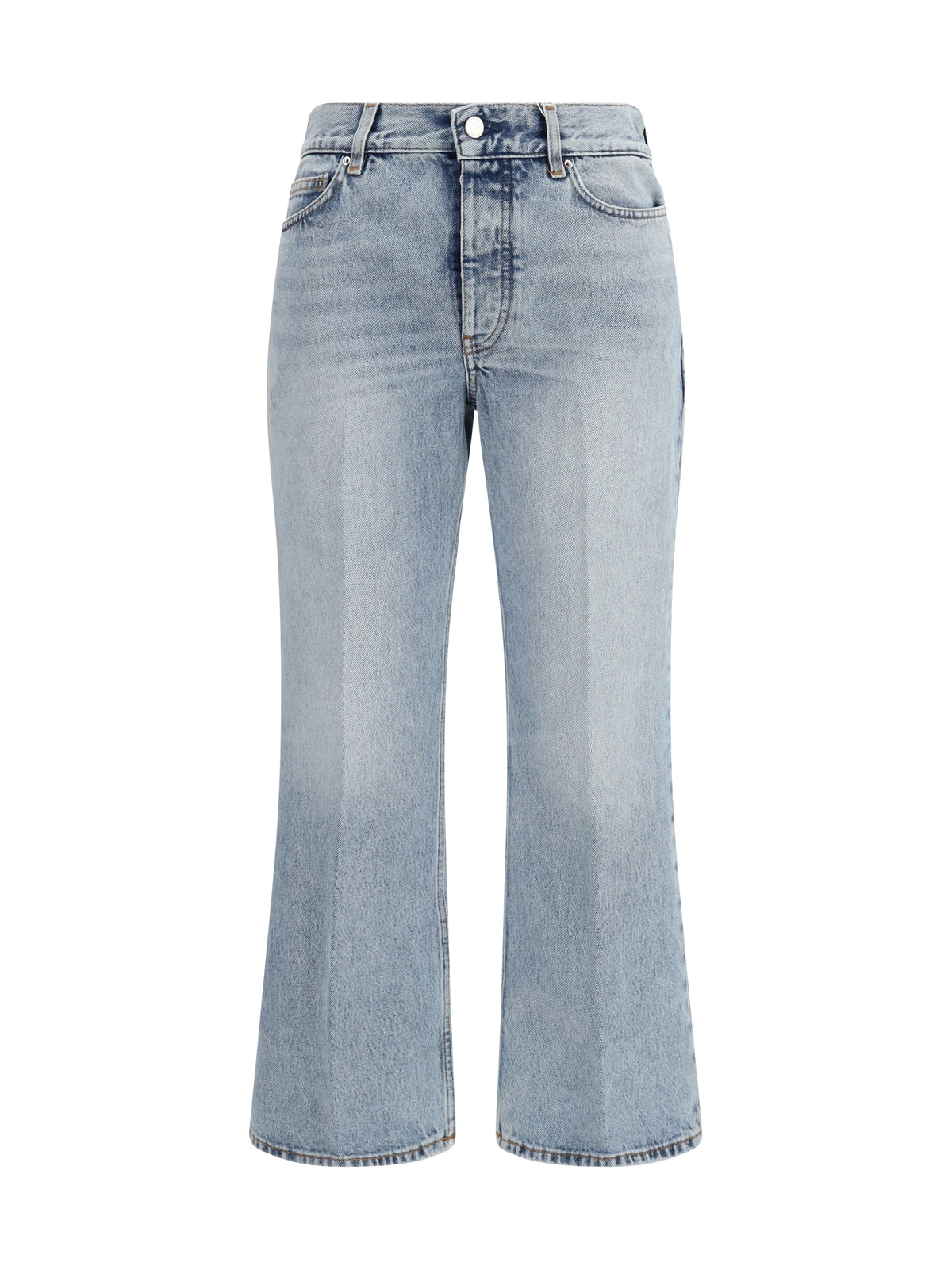 Toteme Cotton flared-hem Jeans - True Vintage