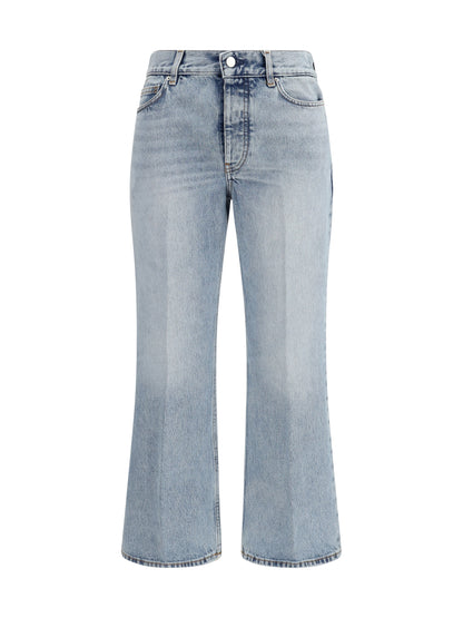 Toteme Cotton flared-hem Jeans - True Vintage