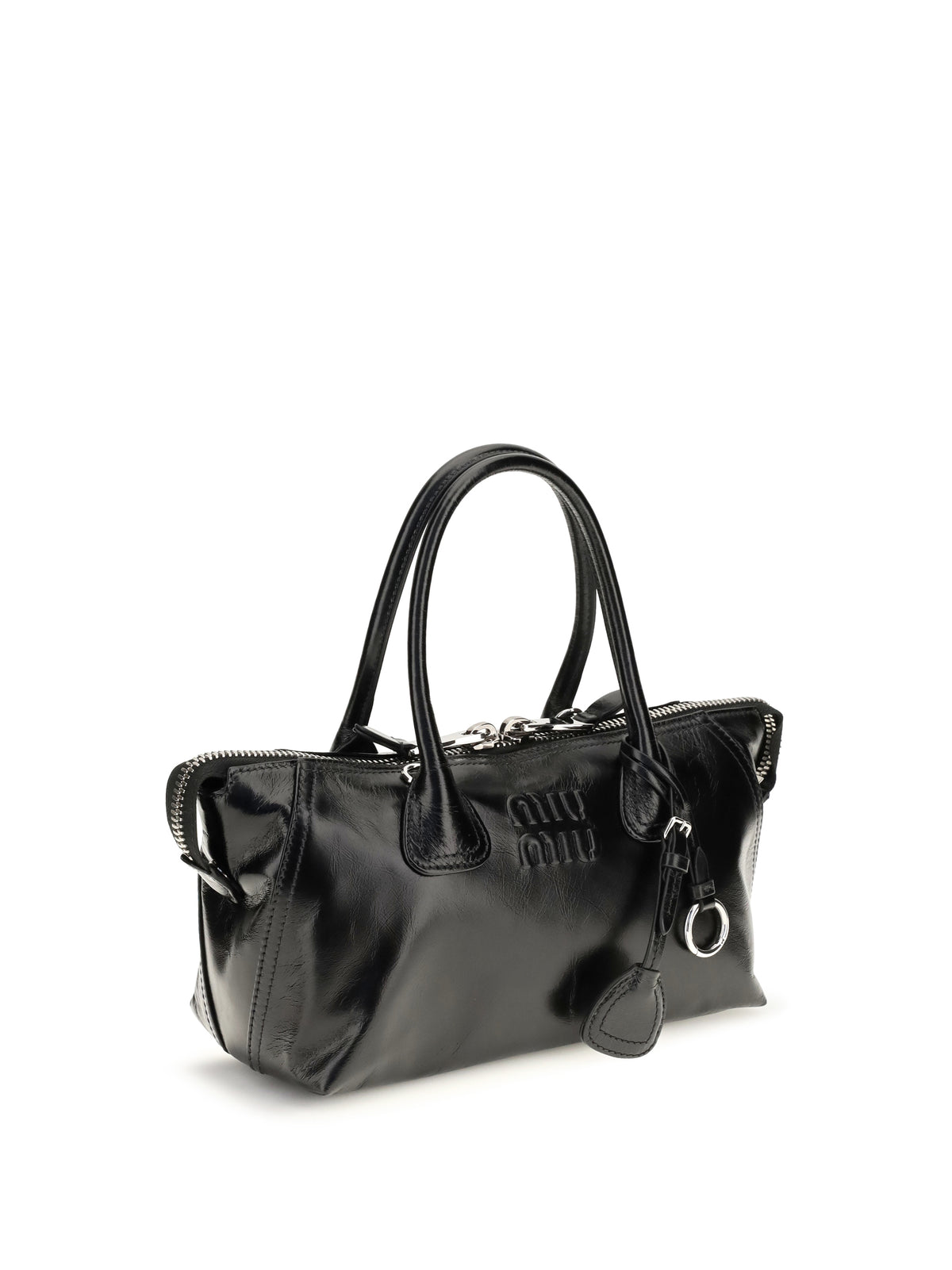 Miu Miu Glossy leather Handbag - Black