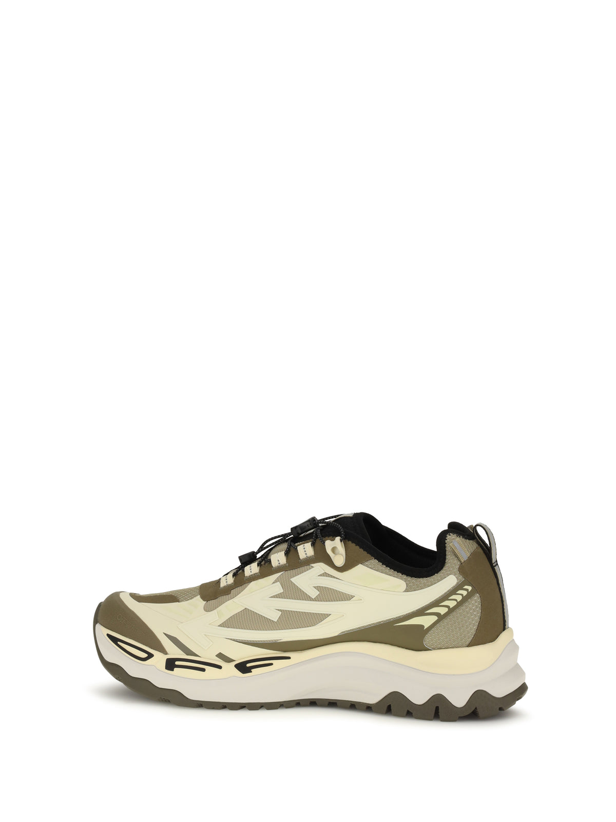 Off-White BRB Trail Low Sneakers - Military Green/Lt Green