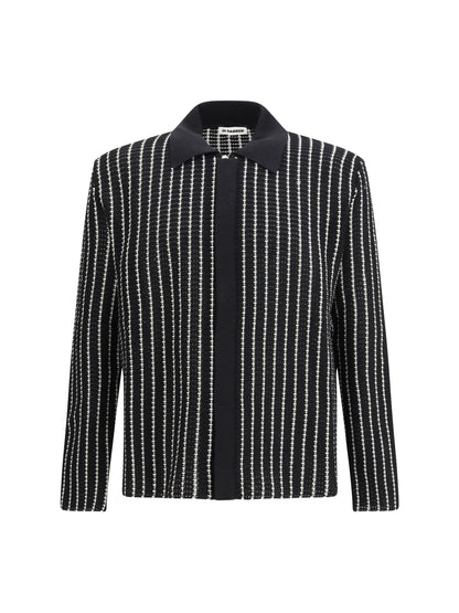 Jil Sander Embroidered crochet Cardigan - City