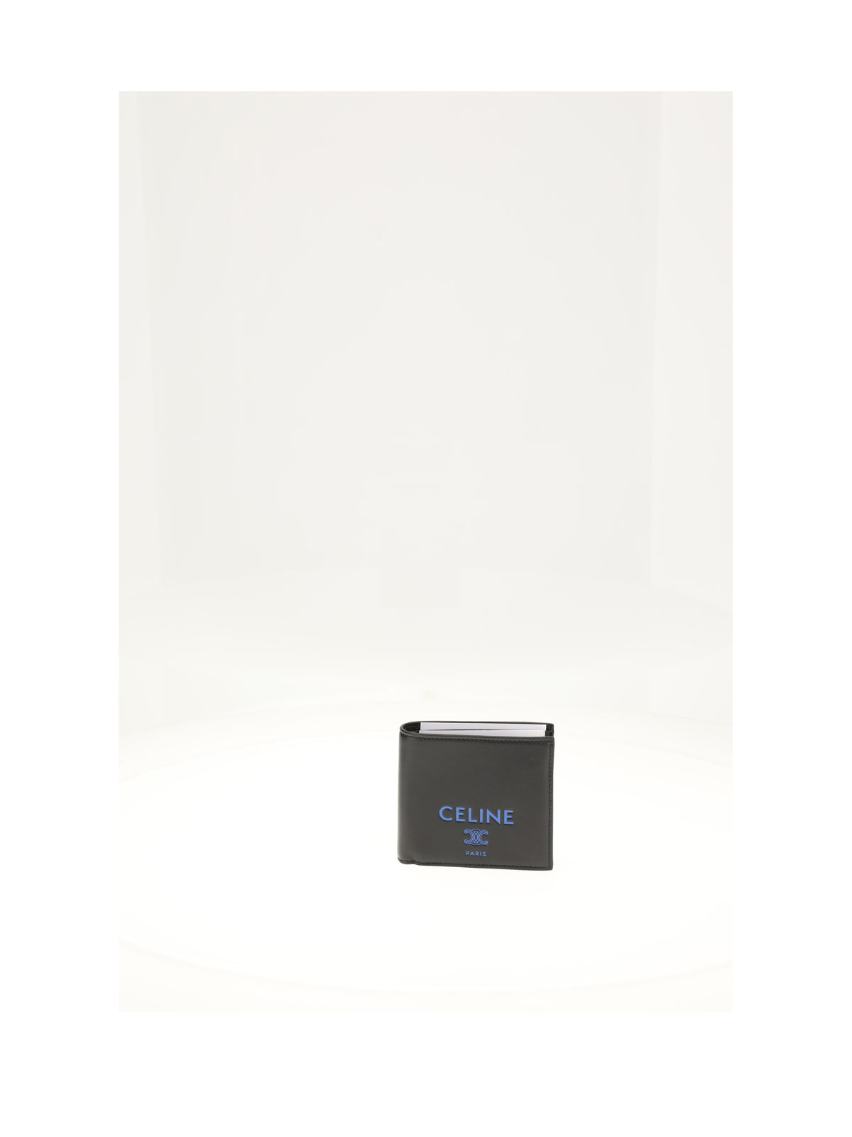 Celine BI-FOLD WALLET - Black / Ultra Blue